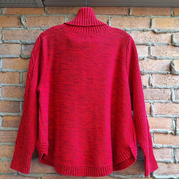 NWOT GAP Cotton Cable Knit Turtleneck Sweater - Picture 4 of 13